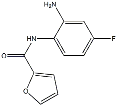 N-(2-amino-4-fluorophenyl)-2-furamide 结构式