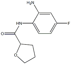 N-(2-amino-4-fluorophenyl)tetrahydrofuran-2-carboxamide 结构式