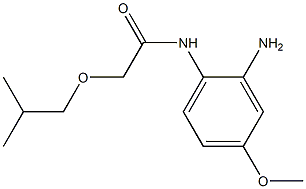 N-(2-amino-4-methoxyphenyl)-2-(2-methylpropoxy)acetamide 结构式