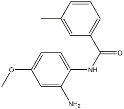N-(2-amino-4-methoxyphenyl)-3-methylbenzamide 结构式