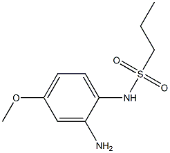 N-(2-amino-4-methoxyphenyl)propane-1-sulfonamide 结构式