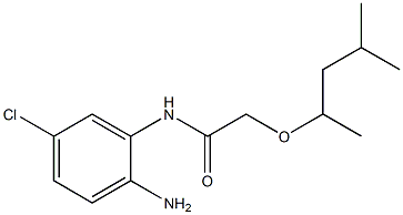 N-(2-amino-5-chlorophenyl)-2-[(4-methylpentan-2-yl)oxy]acetamide 结构式
