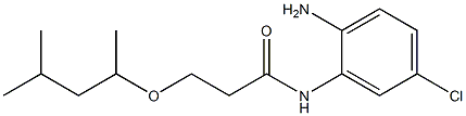 N-(2-amino-5-chlorophenyl)-3-[(4-methylpentan-2-yl)oxy]propanamide 结构式