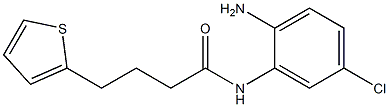 N-(2-amino-5-chlorophenyl)-4-(thiophen-2-yl)butanamide 结构式