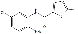 N-(2-amino-5-chlorophenyl)-5-methylthiophene-2-carboxamide 结构式