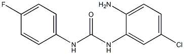 N-(2-amino-5-chlorophenyl)-N'-(4-fluorophenyl)urea 结构式