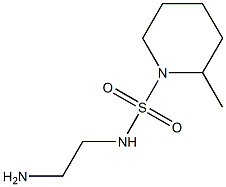 N-(2-aminoethyl)-2-methylpiperidine-1-sulfonamide 结构式