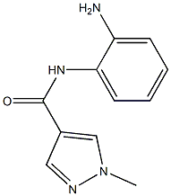 N-(2-aminophenyl)-1-methyl-1H-pyrazole-4-carboxamide 结构式