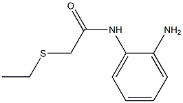 N-(2-aminophenyl)-2-(ethylsulfanyl)acetamide 结构式