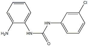 N-(2-aminophenyl)-N'-(3-chlorophenyl)urea 结构式