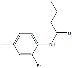 N-(2-bromo-4-methylphenyl)butanamide 结构式