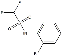 N-(2-bromophenyl)difluoromethanesulfonamide 结构式