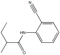 N-(2-cyanophenyl)-2-methylbutanamide 结构式