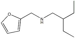 N-(2-ethylbutyl)-N-(2-furylmethyl)amine 结构式