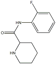 N-(2-fluorophenyl)piperidine-2-carboxamide 结构式