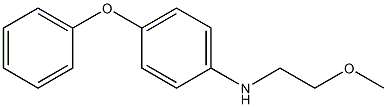 N-(2-methoxyethyl)-4-phenoxyaniline 结构式