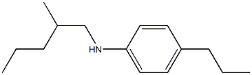N-(2-methylpentyl)-4-propylaniline 结构式