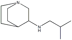 N-(2-methylpropyl)-1-azabicyclo[2.2.2]octan-3-amine 结构式