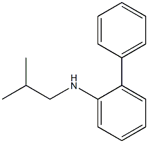 N-(2-methylpropyl)-2-phenylaniline 结构式