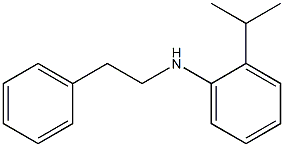 N-(2-phenylethyl)-2-(propan-2-yl)aniline 结构式