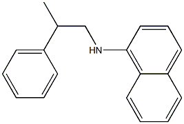 N-(2-phenylpropyl)naphthalen-1-amine 结构式