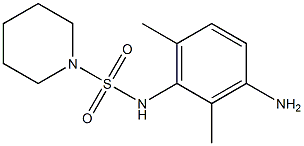 N-(3-amino-2,6-dimethylphenyl)piperidine-1-sulfonamide 结构式