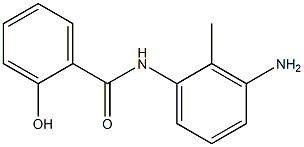 N-(3-amino-2-methylphenyl)-2-hydroxybenzamide 结构式