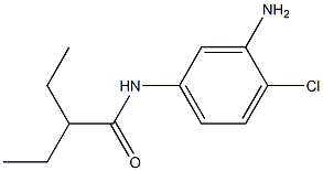 N-(3-amino-4-chlorophenyl)-2-ethylbutanamide 结构式