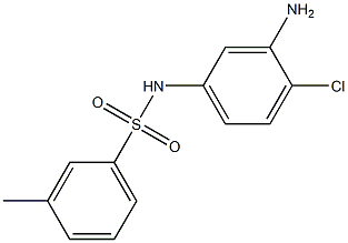 N-(3-amino-4-chlorophenyl)-3-methylbenzenesulfonamide 结构式