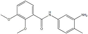 N-(3-amino-4-methylphenyl)-2,3-dimethoxybenzamide 结构式