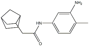 N-(3-amino-4-methylphenyl)-2-bicyclo[2.2.1]hept-2-ylacetamide 结构式