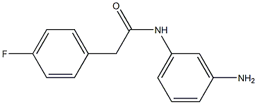 N-(3-aminophenyl)-2-(4-fluorophenyl)acetamide 结构式