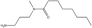 N-(3-aminopropyl)-N-methyloctanamide 结构式