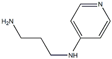 N-(3-aminopropyl)-N-pyridin-4-ylamine 结构式