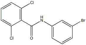 N-(3-bromophenyl)-2,6-dichlorobenzamide 结构式
