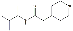 N-(3-methylbutan-2-yl)-2-(piperidin-4-yl)acetamide 结构式