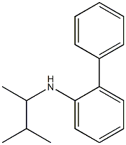 N-(3-methylbutan-2-yl)-2-phenylaniline 结构式