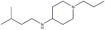 N-(3-methylbutyl)-1-propylpiperidin-4-amine 结构式