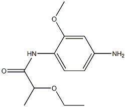 N-(4-amino-2-methoxyphenyl)-2-ethoxypropanamide 结构式