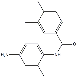 N-(4-amino-2-methylphenyl)-3,4-dimethylbenzamide 结构式