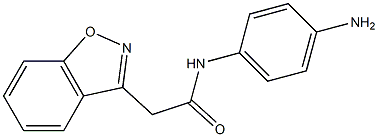 N-(4-aminophenyl)-2-(1,2-benzisoxazol-3-yl)acetamide 结构式