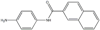 N-(4-aminophenyl)-2-naphthamide 结构式