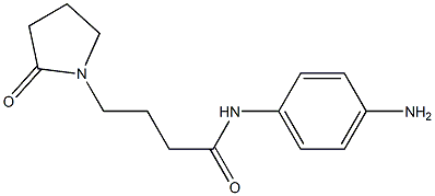 N-(4-aminophenyl)-4-(2-oxopyrrolidin-1-yl)butanamide 结构式