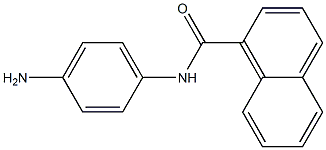 N-(4-aminophenyl)naphthalene-1-carboxamide 结构式
