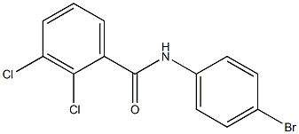 N-(4-bromophenyl)-2,3-dichlorobenzamide 结构式