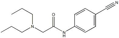 N-(4-cyanophenyl)-2-(dipropylamino)acetamide 结构式