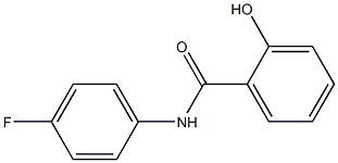 N-(4-fluorophenyl)-2-hydroxybenzamide 结构式