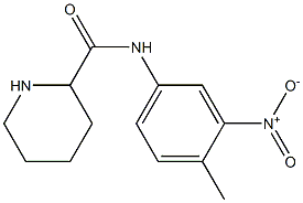 N-(4-methyl-3-nitrophenyl)piperidine-2-carboxamide 结构式