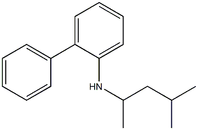 N-(4-methylpentan-2-yl)-2-phenylaniline 结构式