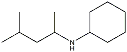 N-(4-methylpentan-2-yl)cyclohexanamine 结构式